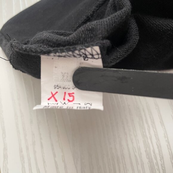 Mama B Womens XL Dress Black Italy Dot Oversized Lagenlook Pocket Short Sleeve - Picture 6 of 7